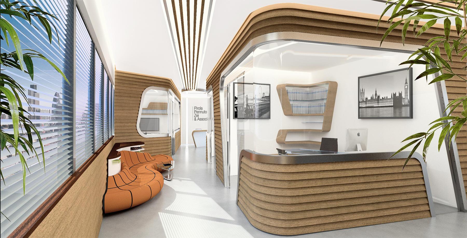 Law firm office fit-out in the City of London with bespoke joinery