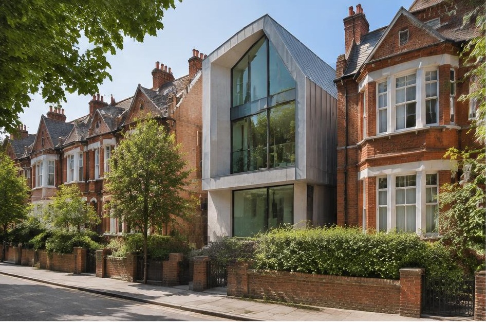 Bold contemporary home with Balham residential surroundings