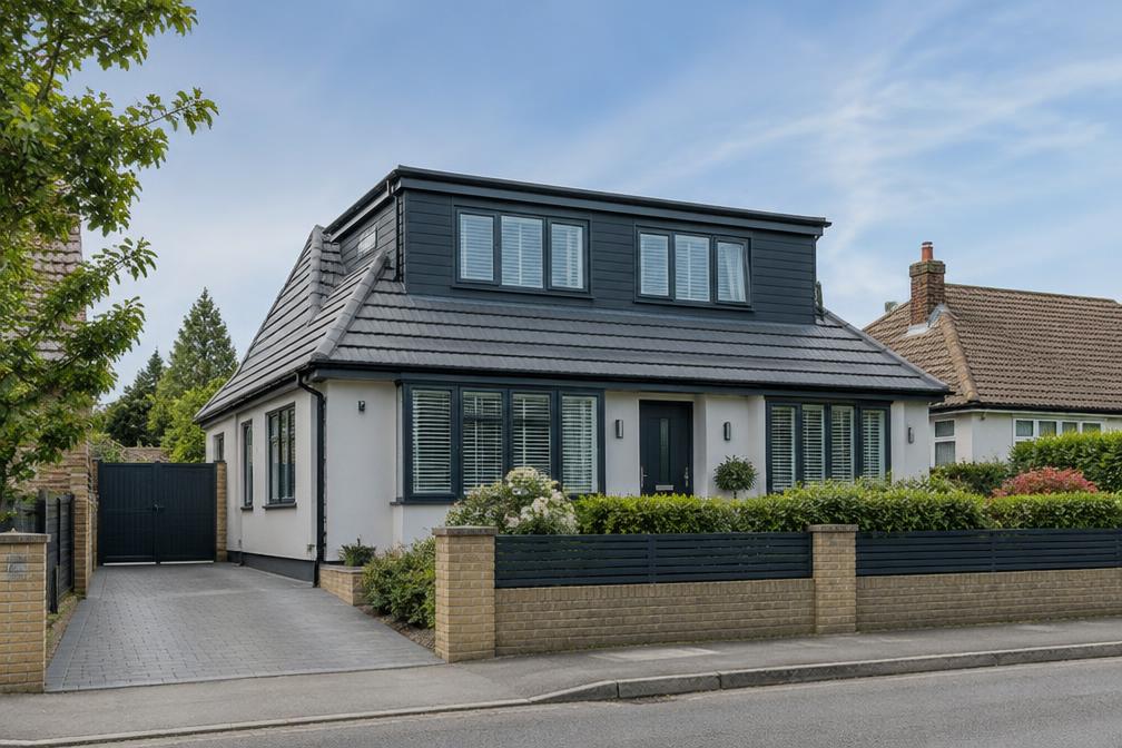 Bungalow with a contemporary dormer conversion in Barkingside