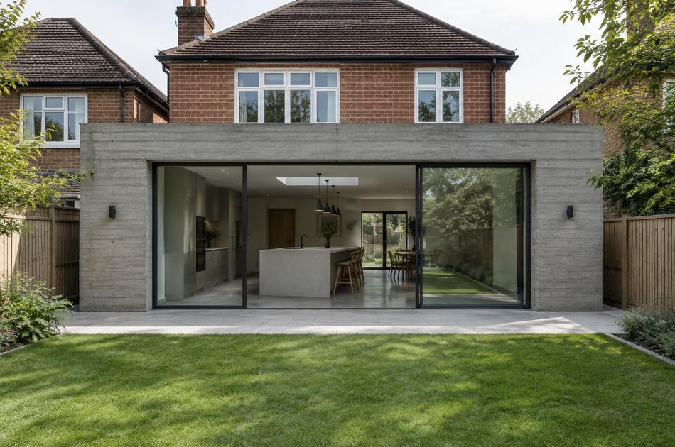 New contemporary rear extension in Barnet