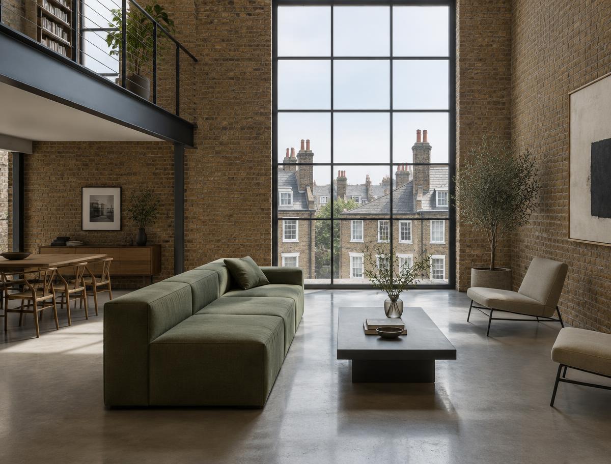 Contemporary glazed garden extension behind a period home in Borough