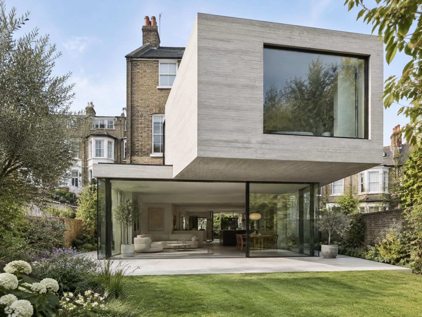 Bold contemporary home with Brackenbury Village residential surroundings