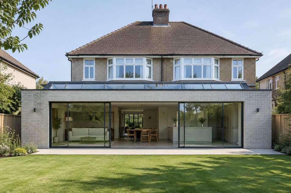 New contemporary rear extension in Elm Park