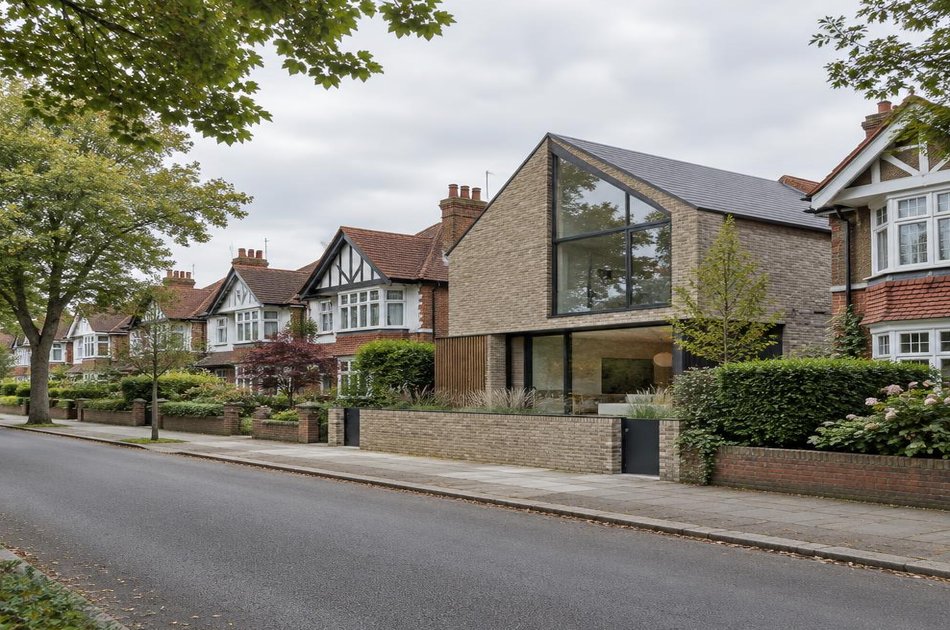 Contemporary house on a residential street in Enfield
