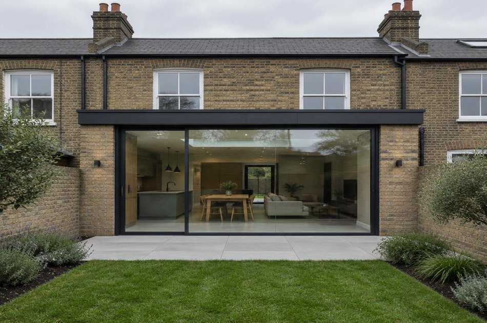 New contemporary rear extension in Enfield Town