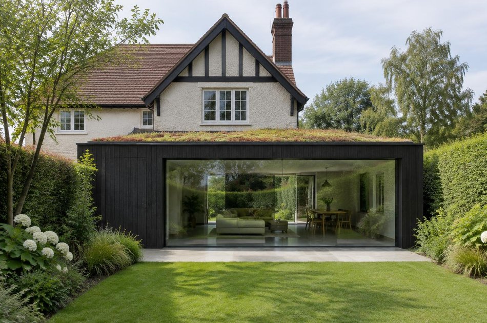 New contemporary rear extension in Gidea Park