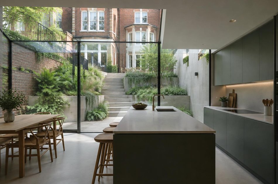 New contemporary rear extension in Golders Green