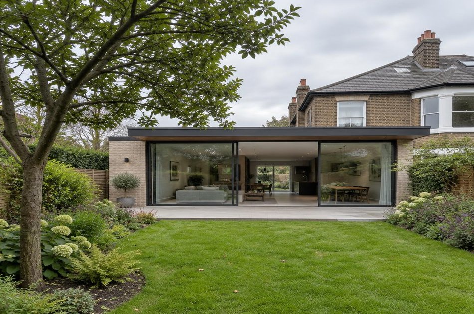 New contemporary rear extension in Grange Park