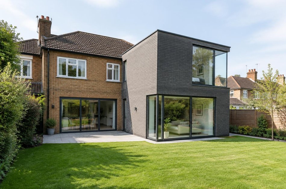 New contemporary rear extension in Harold Hill