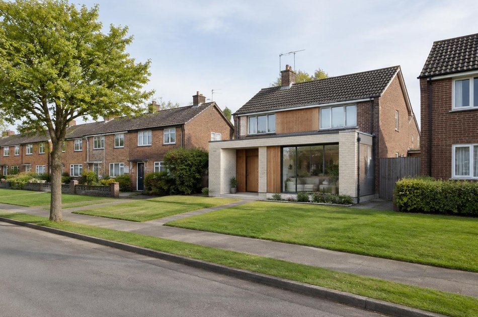 Contemporary house on a residential street in Harold Hill
