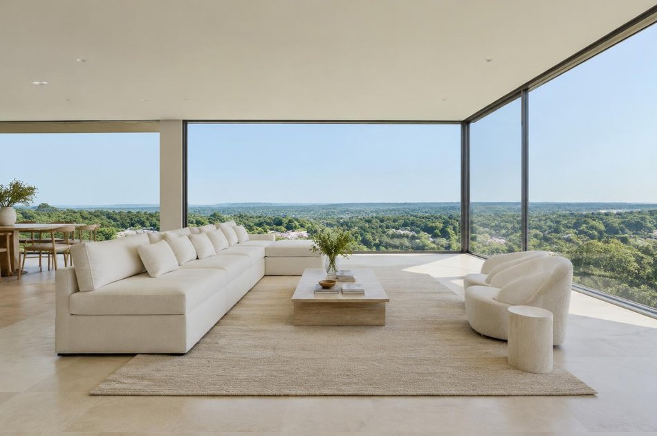 Contemporary living space opening onto a garden in Harrow on the Hill