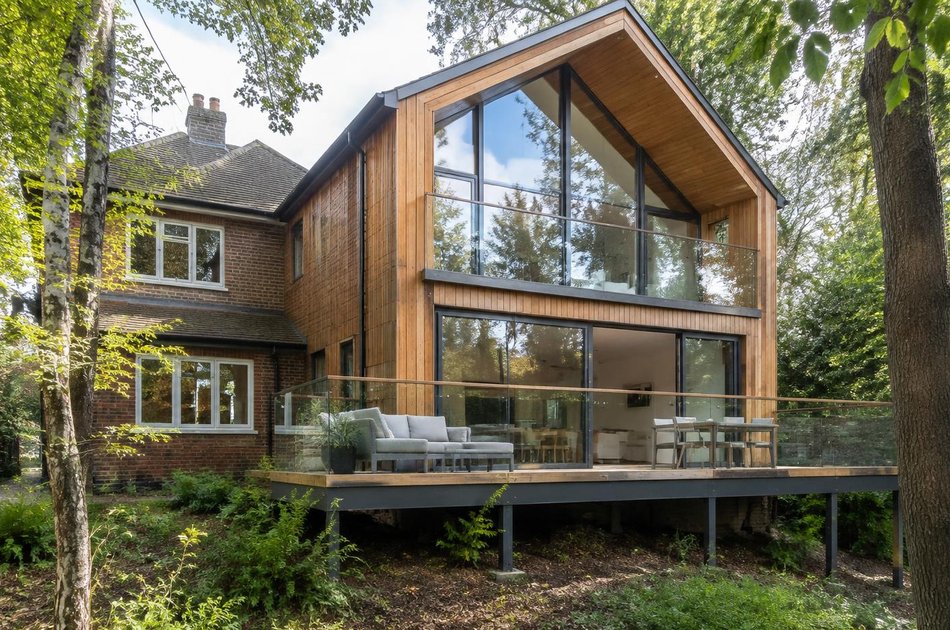 New contemporary rear extension in Harrow Weald