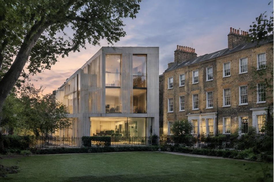 Bold contemporary residence beside period homes in Kennington