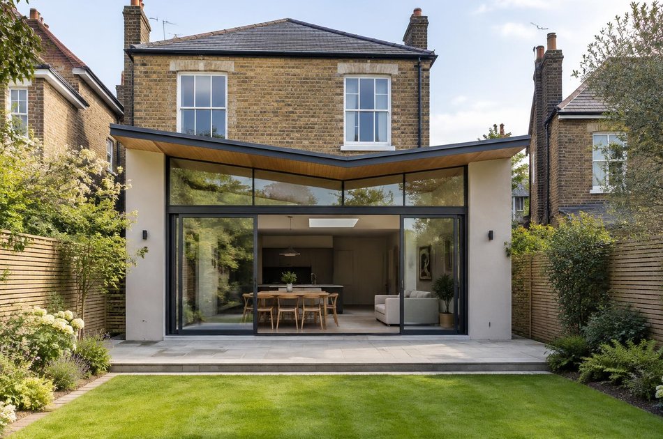 New contemporary rear extension in Kensal Rise