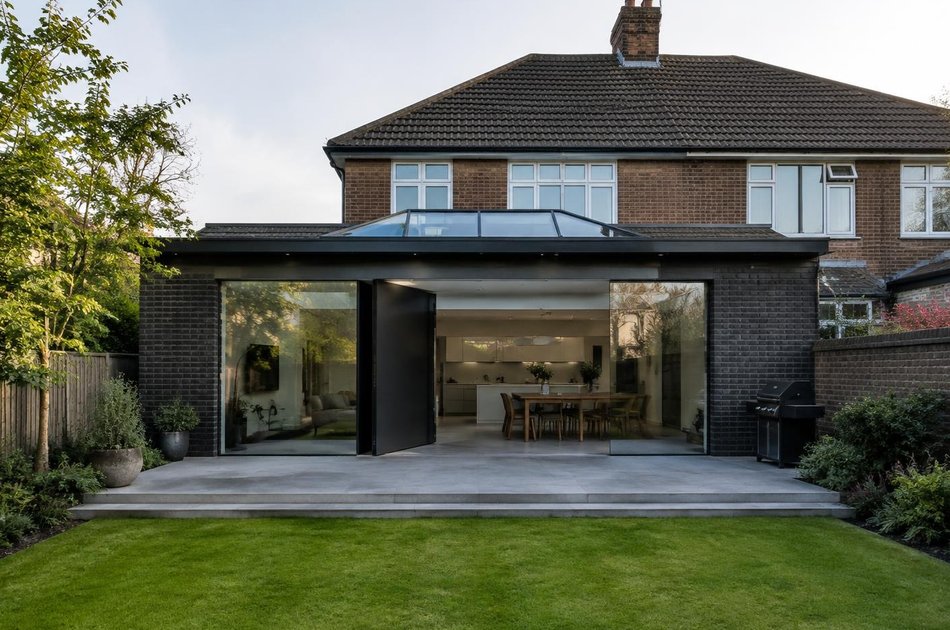 New contemporary rear extension in Kenton