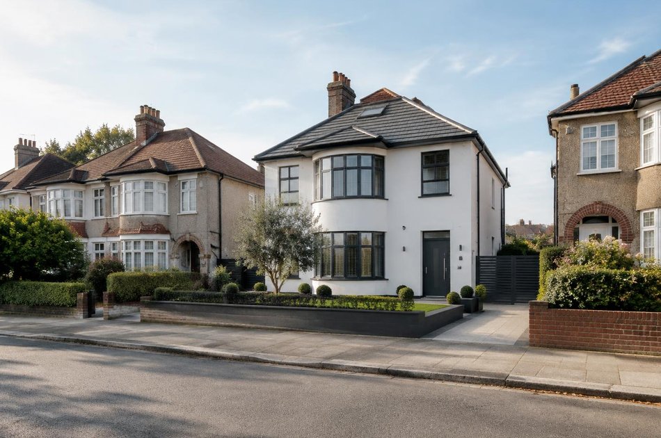 Contemporary house on a residential street in Kenton