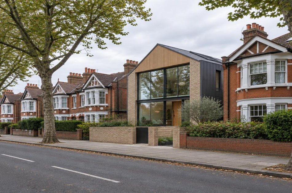 Contemporary house on a residential street in Palmers Green