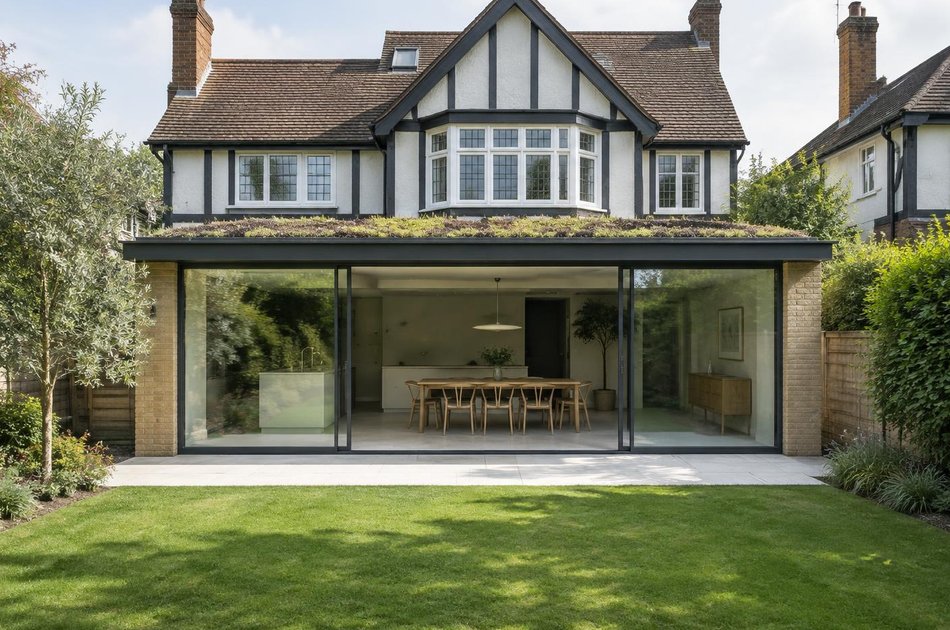 New contemporary rear extension in Petts Wood
