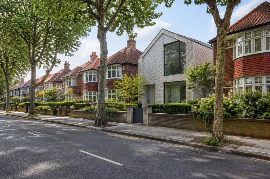 Contemporary house on a residential street in Rayners Lane