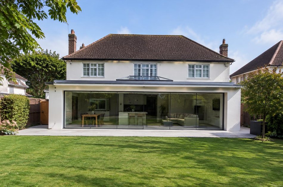 New contemporary rear extension in Sanderstead