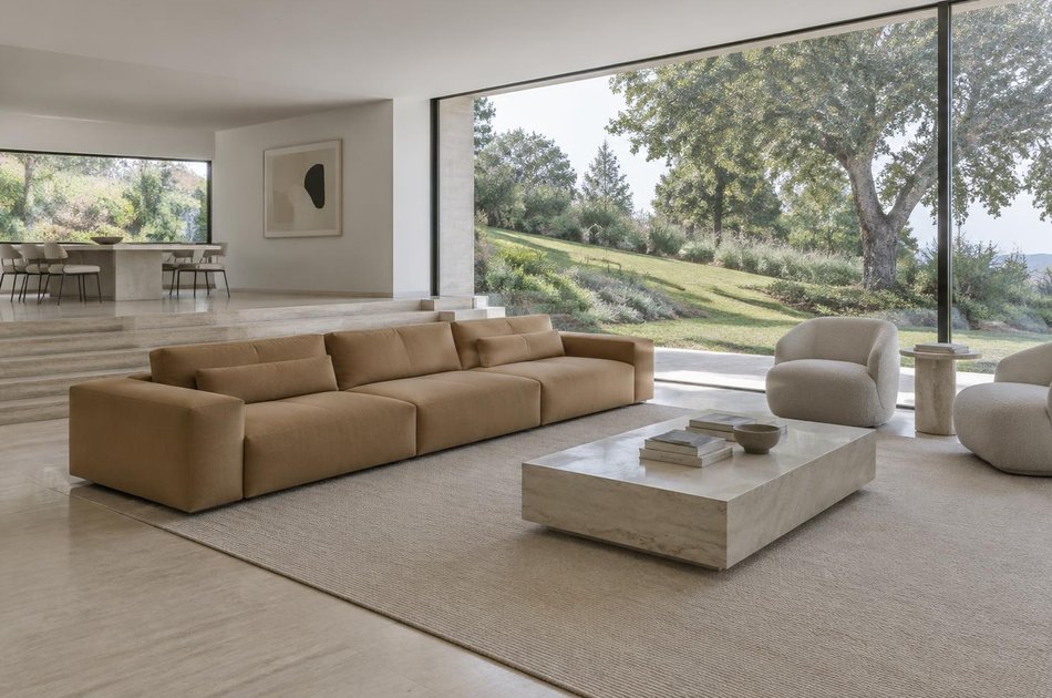 Contemporary living space opening onto a garden in Shortlands