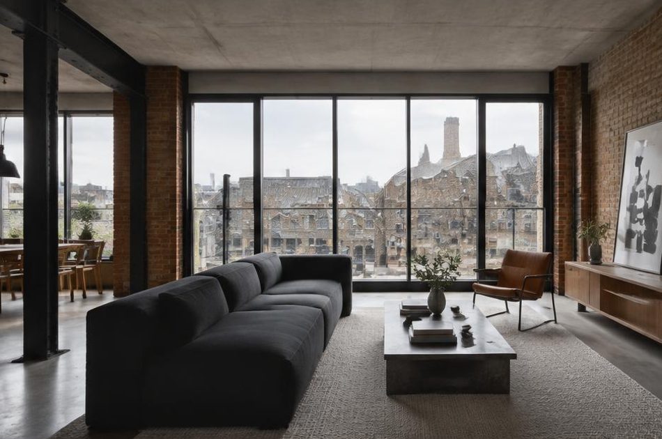 Contemporary glazed garden extension behind a period home in Southwark