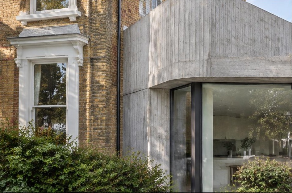 Retained historic facade meeting a bold contemporary residential addition in Teddington