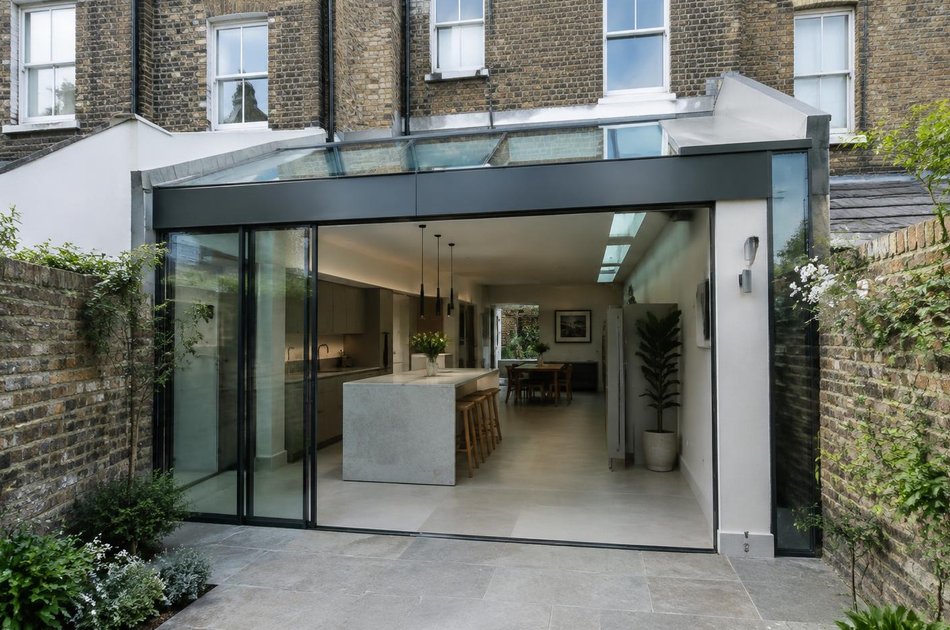 New contemporary rear extension in Wealdstone