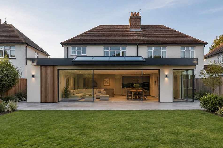 New contemporary rear extension in Wembley