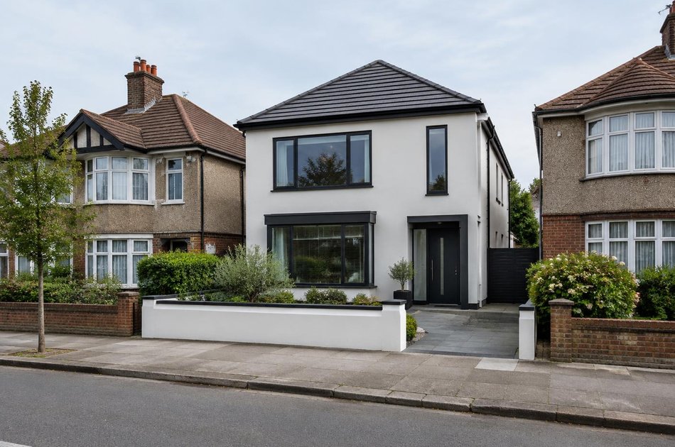 Contemporary house on a residential street in Wembley