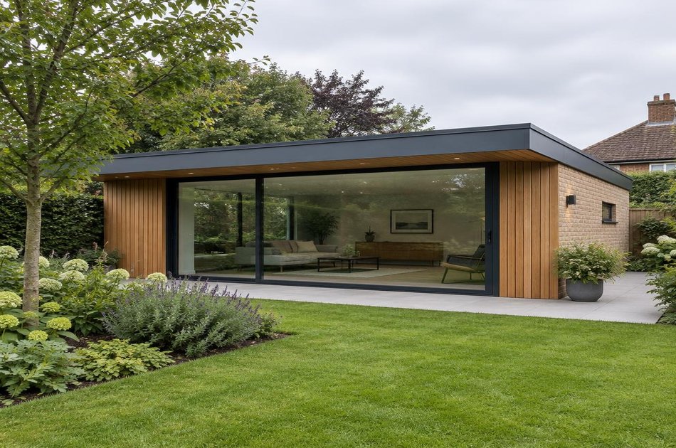 New contemporary rear extension in Winchmore Hill